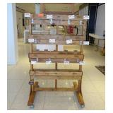 Hand Made Pallet Display Rack Hand Made Pallet Display Rack