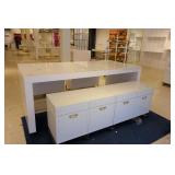 Large Display Table + 4 Display Cabinets Large Display Table + 4 Display Cabinets