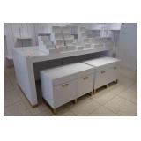 Large Display Table + 4 Display Cabinets Large Display Table + 4 Display Cabinets