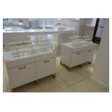 2 Display Cabinets 2 Display Cabinets