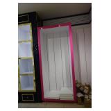 Pink Slat Wall Cabinet Pink Slat Wall Cabinet