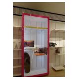 Pink Slat Wall Cabinet Pink Slat Wall Cabinet