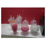 Glass Display Vases