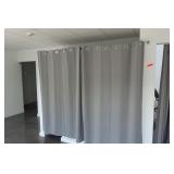 3-Dressing Room Curtains on Wires 3-Dressing Room Curtains on Wires
