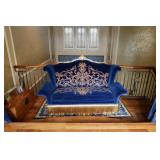 Blue Louis XV Sofa ++