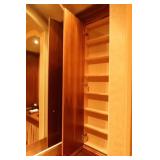Pair all wood medicine cabinets