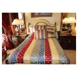 Upholstered Bed with Queen Mattress