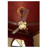Tiffany Style Up/Down Fan