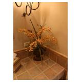 Faux yellow cymbidium orchid