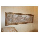 Framed Wall Hanging French Style Woven Tapestry