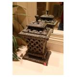 Decorative Metal Lantern or Pagoda Style Garden Or
