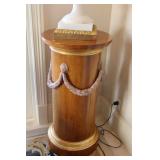 Pair Neoclassical Style Wooden Pedestals