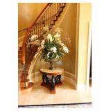 Three Legged Griffin Marble Top Table