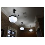 Pair Hudson Valley Barrington Pendant Lights