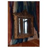 Vintage Hollywood Regency Shell Motif Mirror