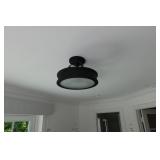 Minka Lavery Black Round Light