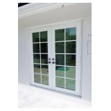 PGT French Door with blinds