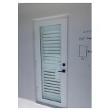 PGT Single Door with Bahama Shutters