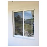 Single PGT Horizontal Slider with Blinds