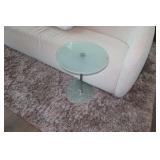 Frosted Side Table