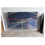 Glass Top Frosted Table