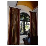 Decorative Curtains + Rods