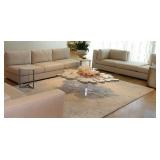 Bleached Petrified Wood  Coffee Table