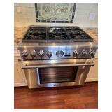 Professional Thermador 36" Dual Fuel Range