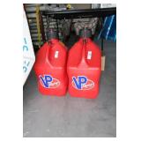 Pair of Up Racing Fuel 5 Gallon Motor Sport Gas Ca