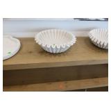 Ruffle Marble Scalloped Bowl