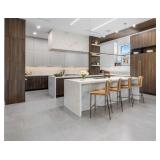 Set 4 Mayer Leather Counter Stools