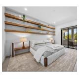 Upholstered King Bed ++