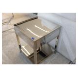 Pair Corleo Stainless Steel Accent Tables
