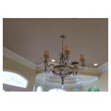 Art Nouveau Style Crystal Chandelier