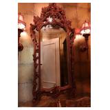 Ornate French Baroque Wall Mirror