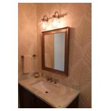 Complete Bathroom Marble Top Vanity