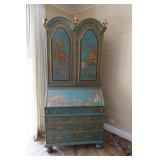 Maitland Smith Vintage Green Japanese Secretary De