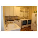 Solid Wood Laundry Cabinets
