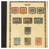 Brazil Stamps #B1-B11 Used & Mint Hinged on pages