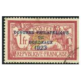 France Stamp #197 Used 1923 Overprint issue, small
