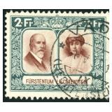 Liechtenstein Stamp #107 Used 1930 high value CV $