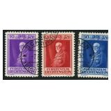 Liechtenstein Stamps #111-113 Used 1933 Prince Fra