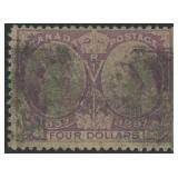 Canada Stamps #64 Used with small thin at bottom r