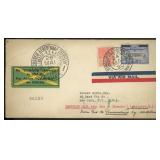 Brazil Stamps #4CL5 on 1930 Graf Zeppelin Cover
