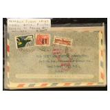 Brazil Graf Zeppelin Covers Group of 4