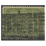 Canada Stamps #65 Used with crease at bottom right