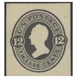 US Stamps #U93 Mint Cut Square with heavy hinges a