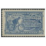 US Stamps #E10 Mint Disturbed Glazed gum 1914 Spec