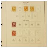 US Stamps Official 1870s-1980s Used collection on