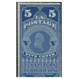 US Stamps #PR5 Mint No Gum as Issued with creases